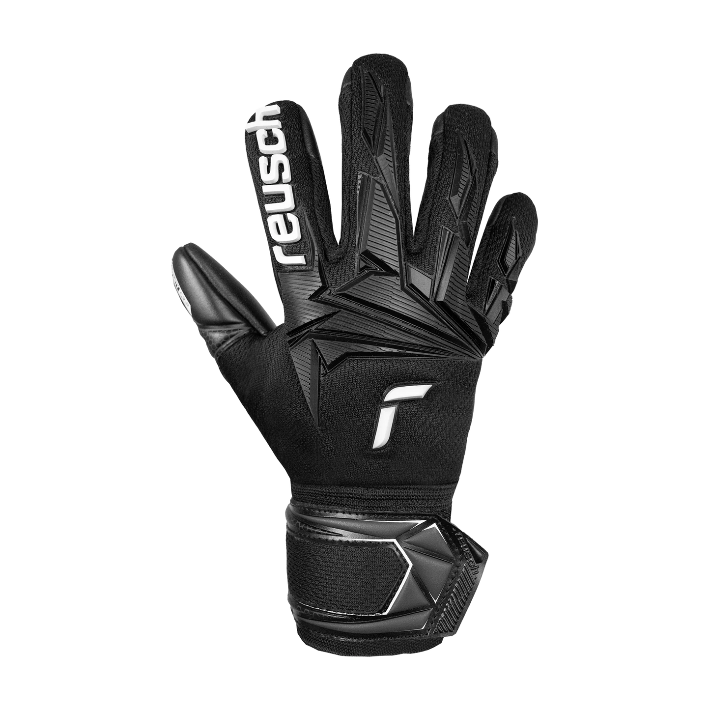 Reusch Attrakt Infinity Finger Support Junior Goalkeeper Glove - Black