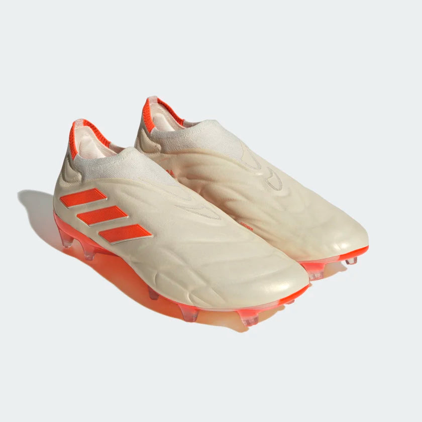 Adidas Copa Pure+ FG Firm Ground Soccer Cleat - Off White / Team Solar Orange / Off White