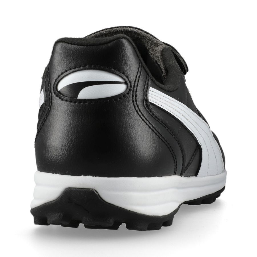 Puma King Top (K-BETTER) TT Turf Soccer Cleat - Black/White/Gold