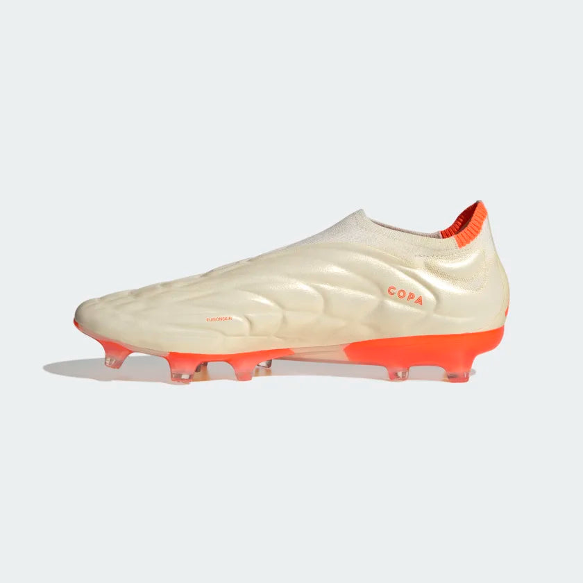 Adidas Copa Pure+ FG Firm Ground Soccer Cleat - Off White / Team Solar Orange / Off White