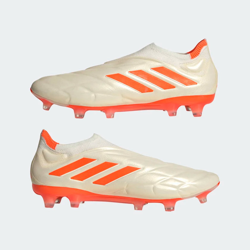 Adidas Copa Pure+ FG Firm Ground Soccer Cleat - Off White / Team Solar Orange / Off White