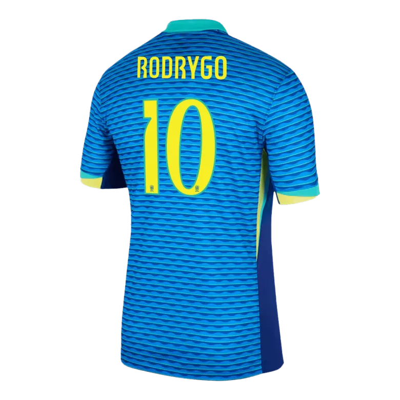 Big Kids' Replica Nike Dri-FIT Rodrygo Brazil 2024 Away Jersey