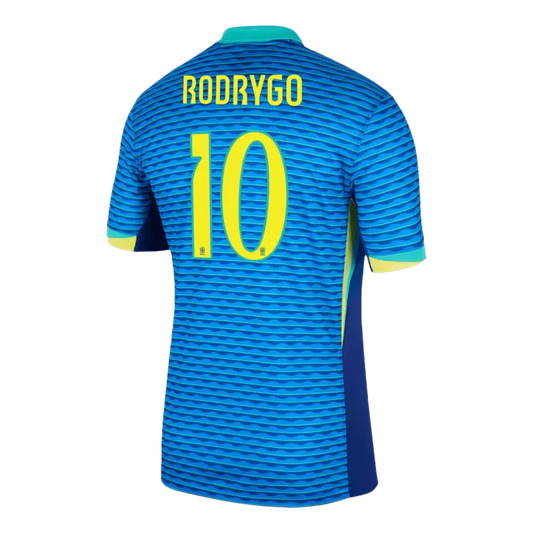 Big Kids' Replica Nike Dri-FIT Rodrygo Brazil 2024 Away Jersey