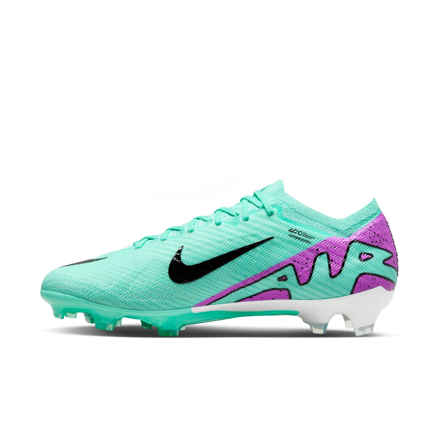 Nike Air Zoom Mercurial Vapor 15 Elite FG Firm Ground Soccer Cleat - Hyper Turquoise/Fuchsia Dream/Black/White