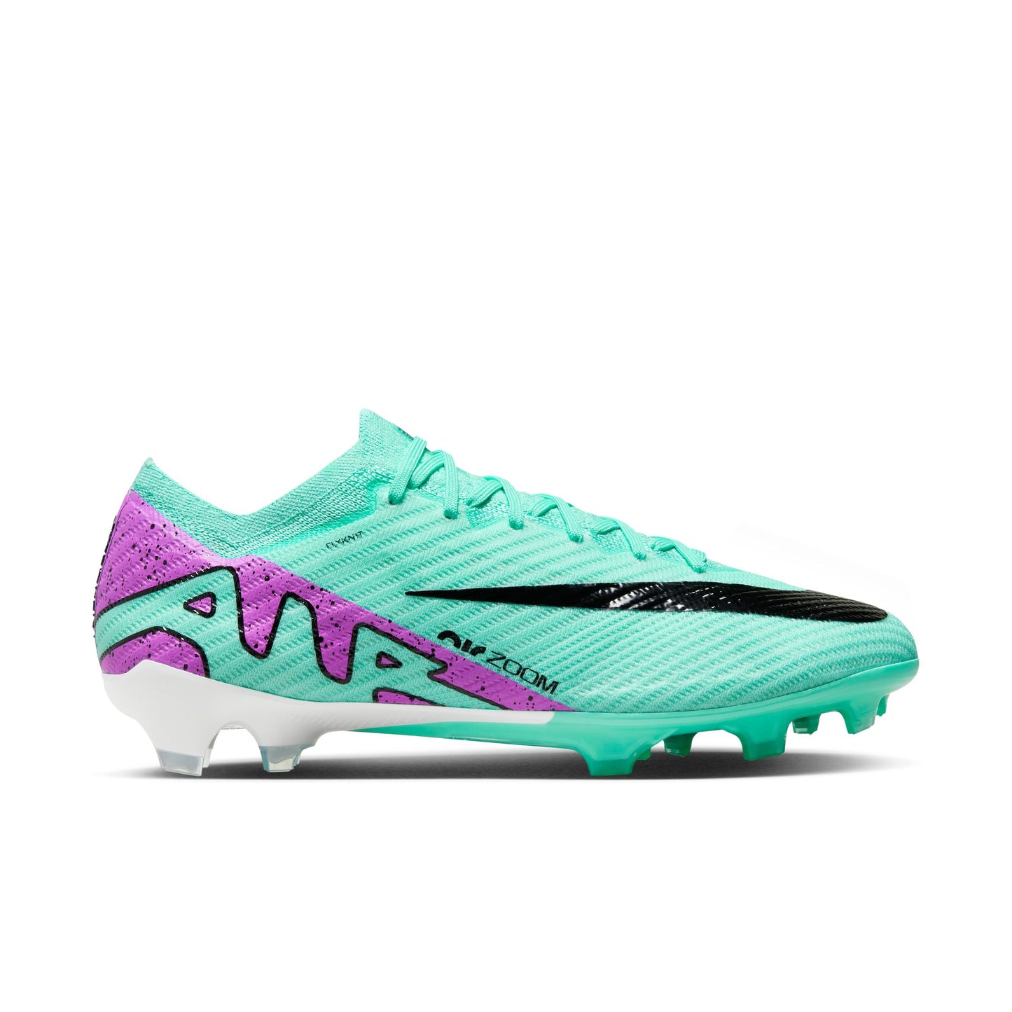 Nike Air Zoom Mercurial Vapor 15 Elite FG Firm Ground Soccer Cleat - Hyper Turquoise/Fuchsia Dream/Black/White