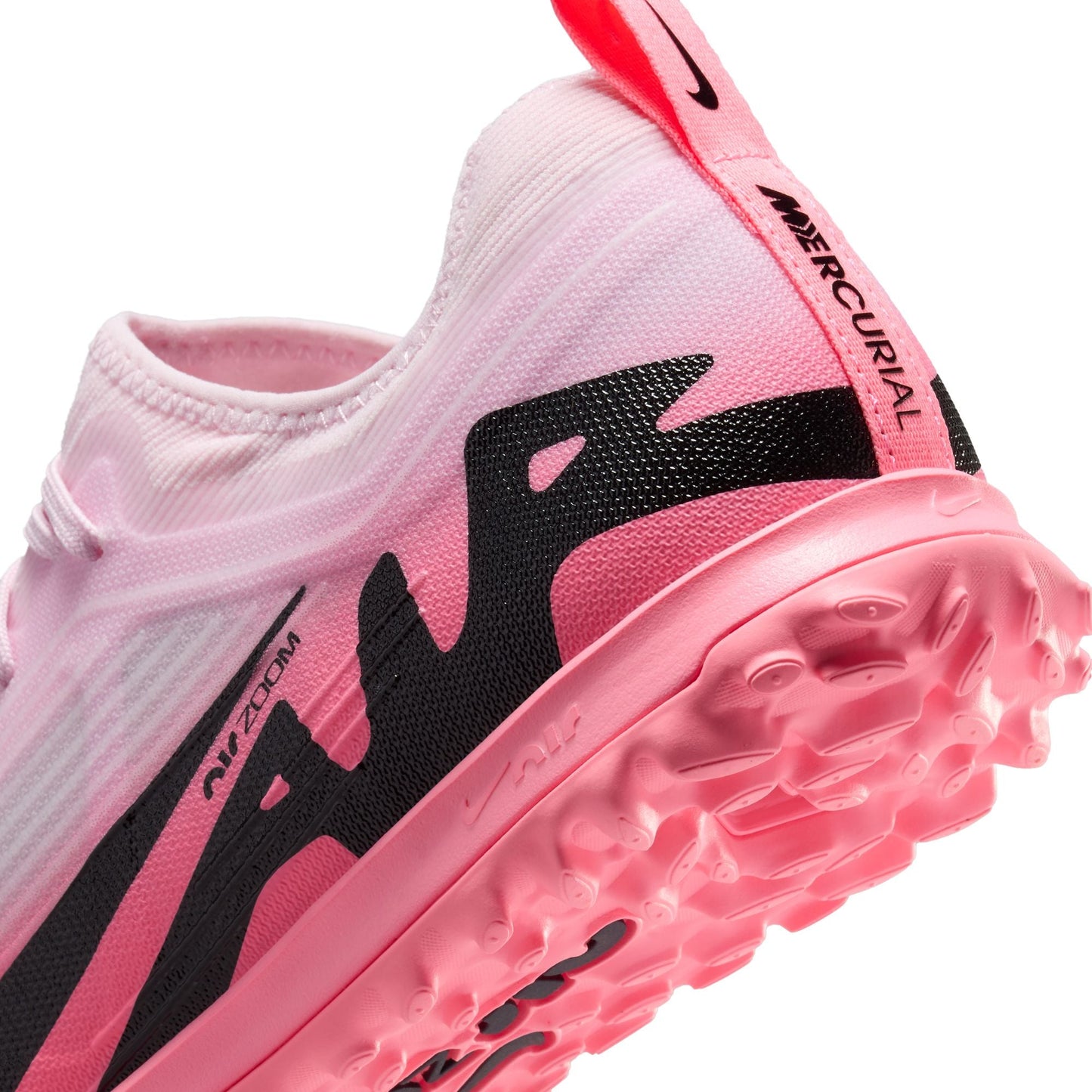 Nike Mercurial Vapor 15 Pro TF Turf Soccer Cleat - Pink Foam/Black