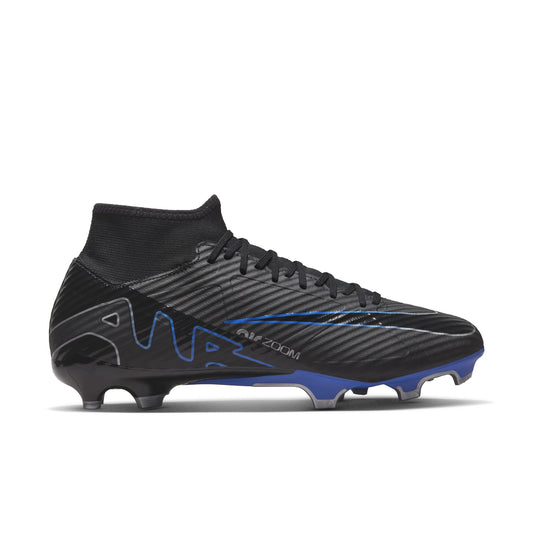 Nike Mercurial Superfly 9 Academy FG Firm Ground Soccer Cleat - Black/Royal Blue