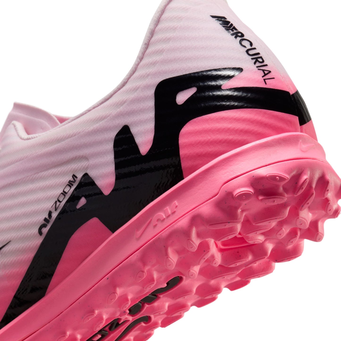 Nike Mercurial Vapor 15 Academy TF Turf Soccer Cleat - Pink Foam/Black