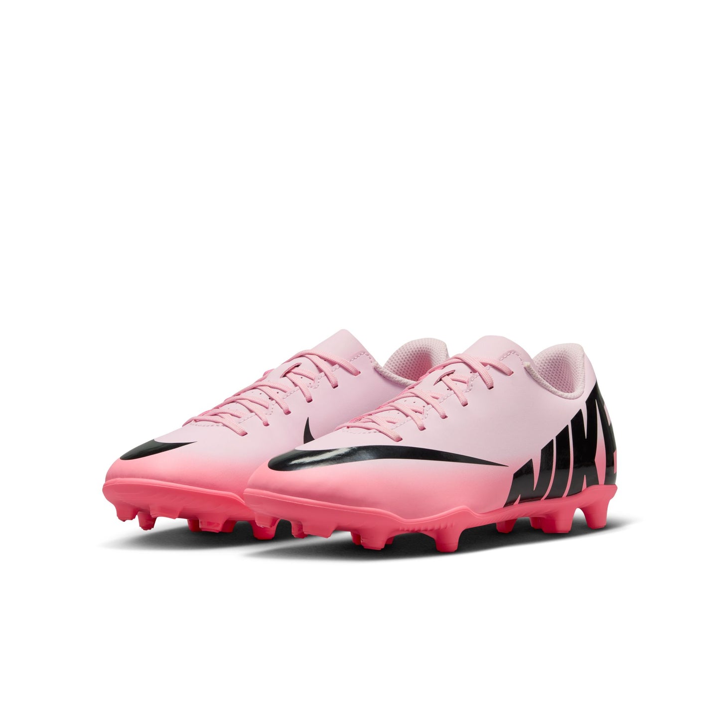 Nike Junior Mercurial Vapor 15 Club FG/MG Firm Ground Soccer Cleat - Pink Foam/Black