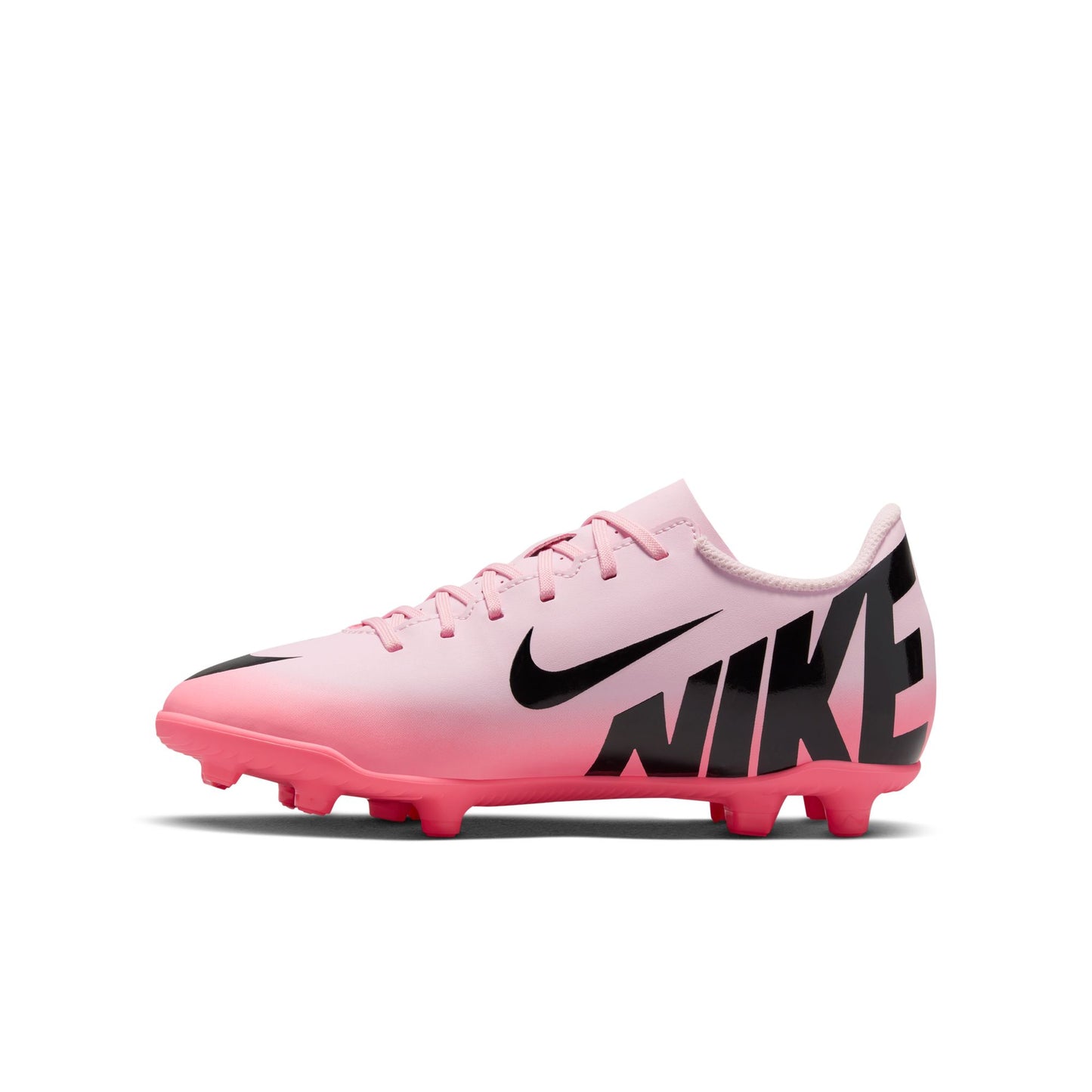 Nike Junior Mercurial Vapor 15 Club FG/MG Firm Ground Soccer Cleat - Pink Foam/Black