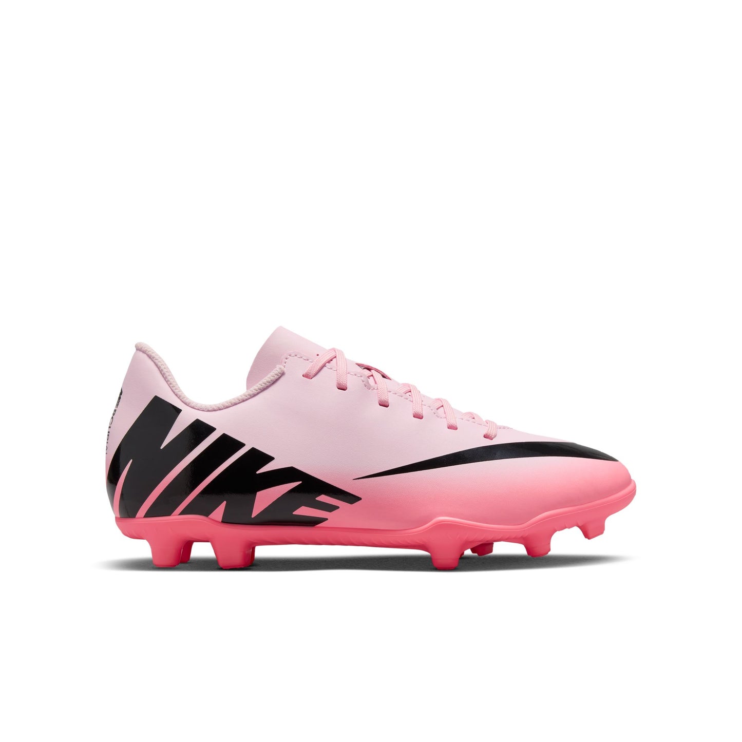 Nike Junior Mercurial Vapor 15 Club FG/MG Firm Ground Soccer Cleat - Pink Foam/Black