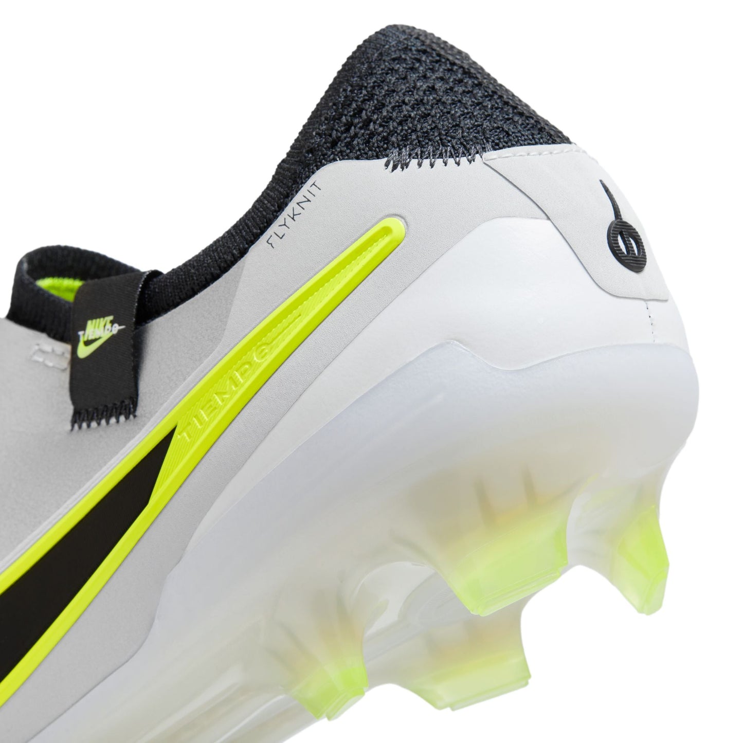 Nike Tiempo Legend 10 Elite FG Firm Ground Soccer Cleat - Metallic Silver/Black/Volt