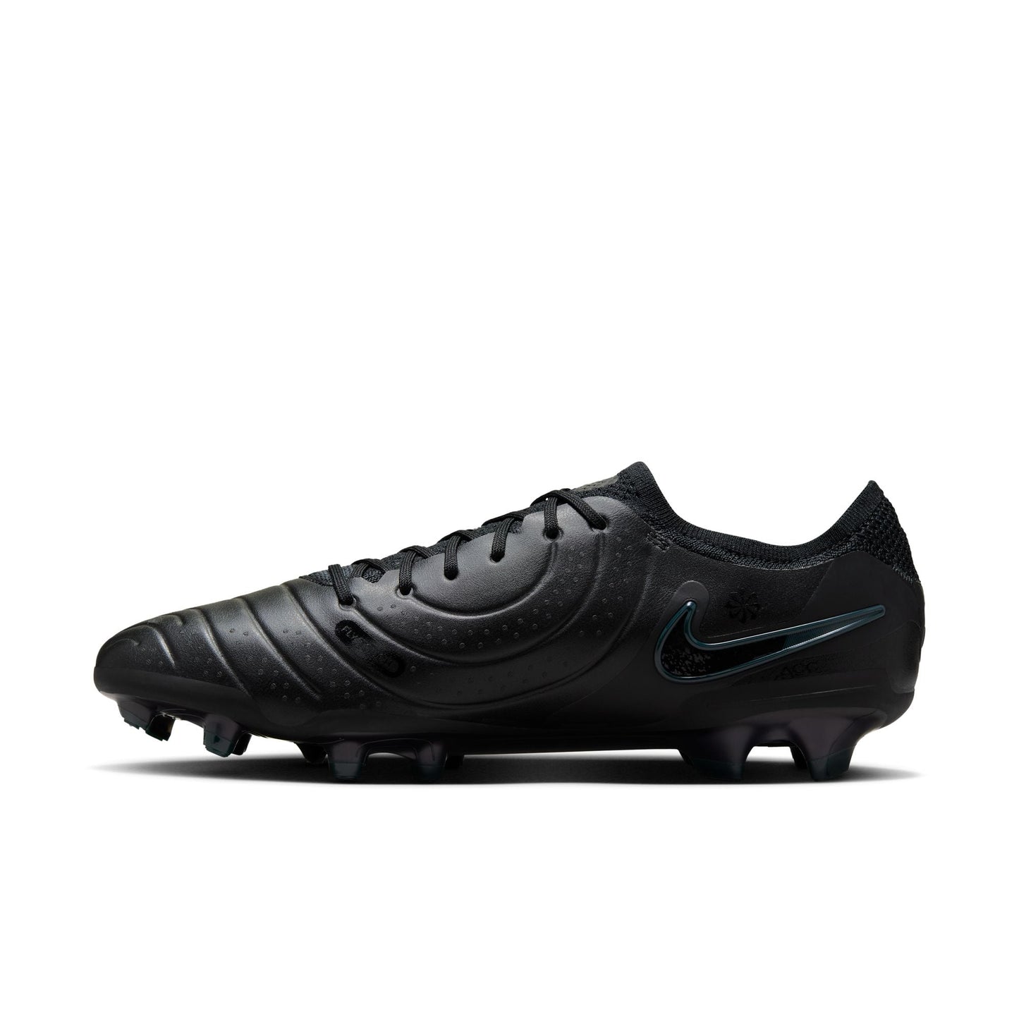 Nike Tiempo Legend 10 Elite FG Firm Ground Soccer Cleat - Black/Black-Deep Jungle