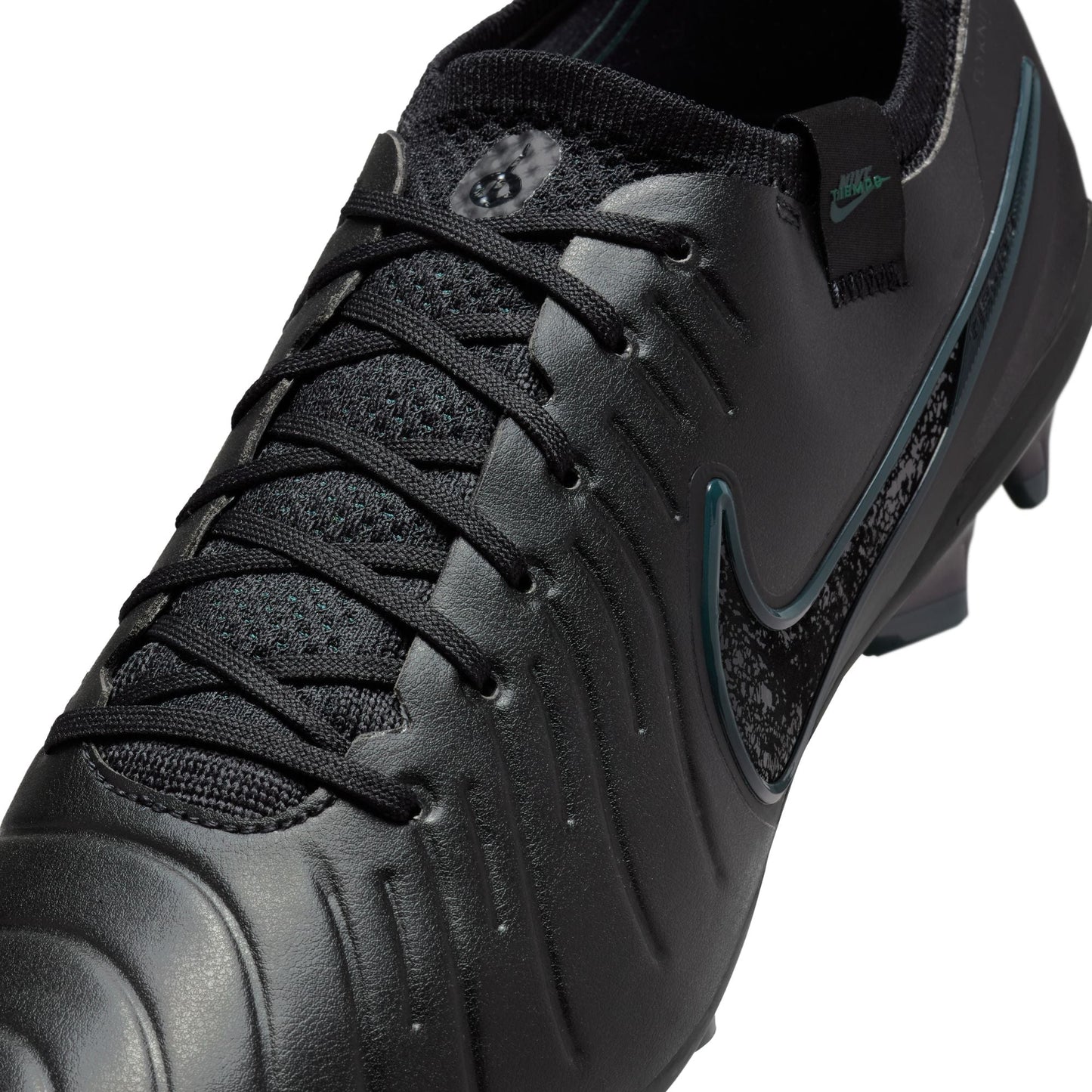 Nike Tiempo Legend 10 Elite FG Firm Ground Soccer Cleat - Black/Black-Deep Jungle