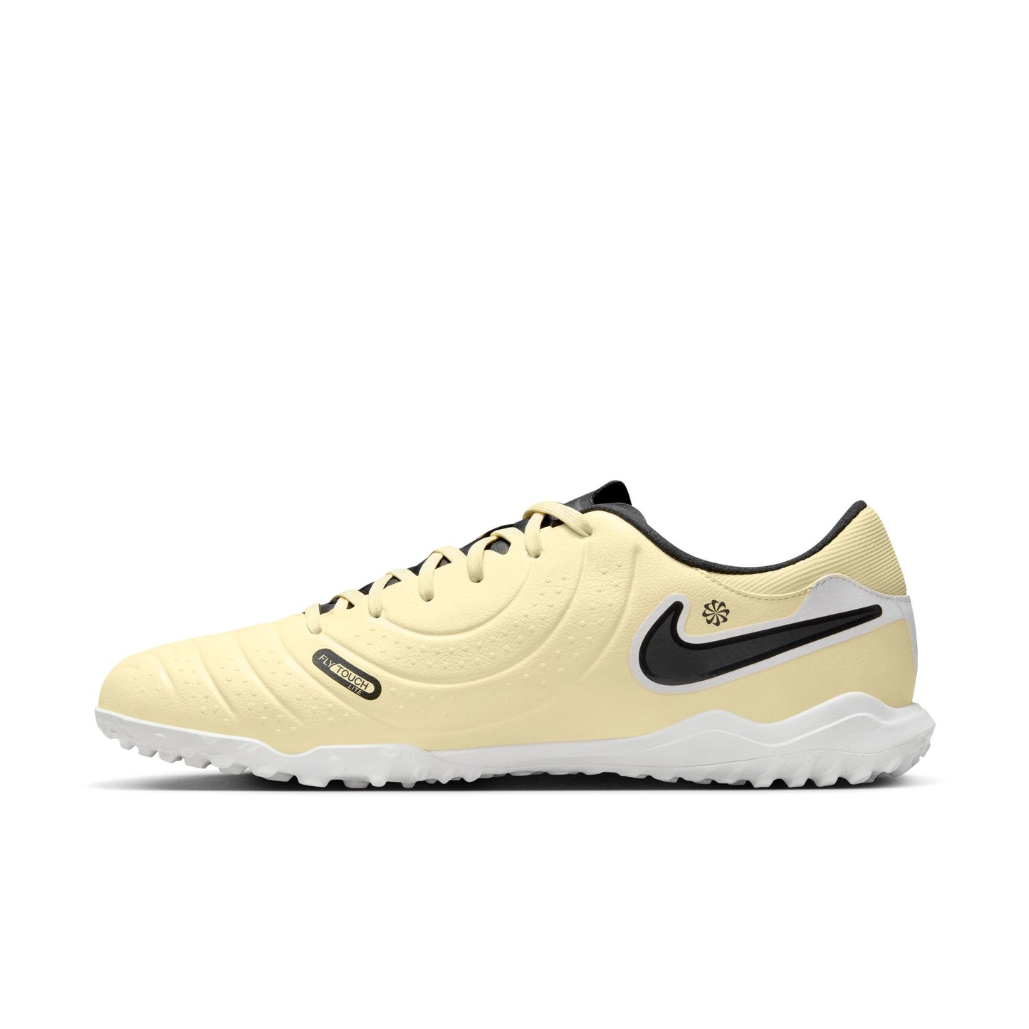 Nike Tiempo Legend 10 Academy TF Turf Soccer Cleat - Lemondate/Black-Metallic Gold Coin