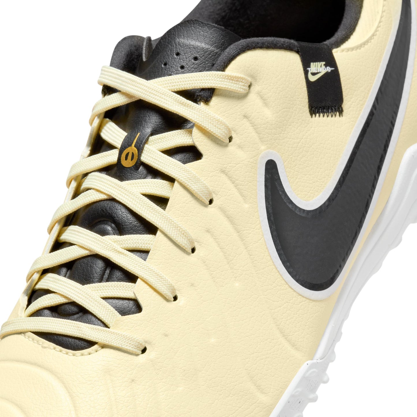 Nike Tiempo Legend 10 Academy TF Turf Soccer Cleat - Lemondate/Black-Metallic Gold Coin