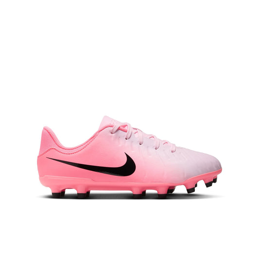 Nike Junior Tiempo 10 Academy FG Firm Ground Soccer Cleat -  Pink Foam/Black