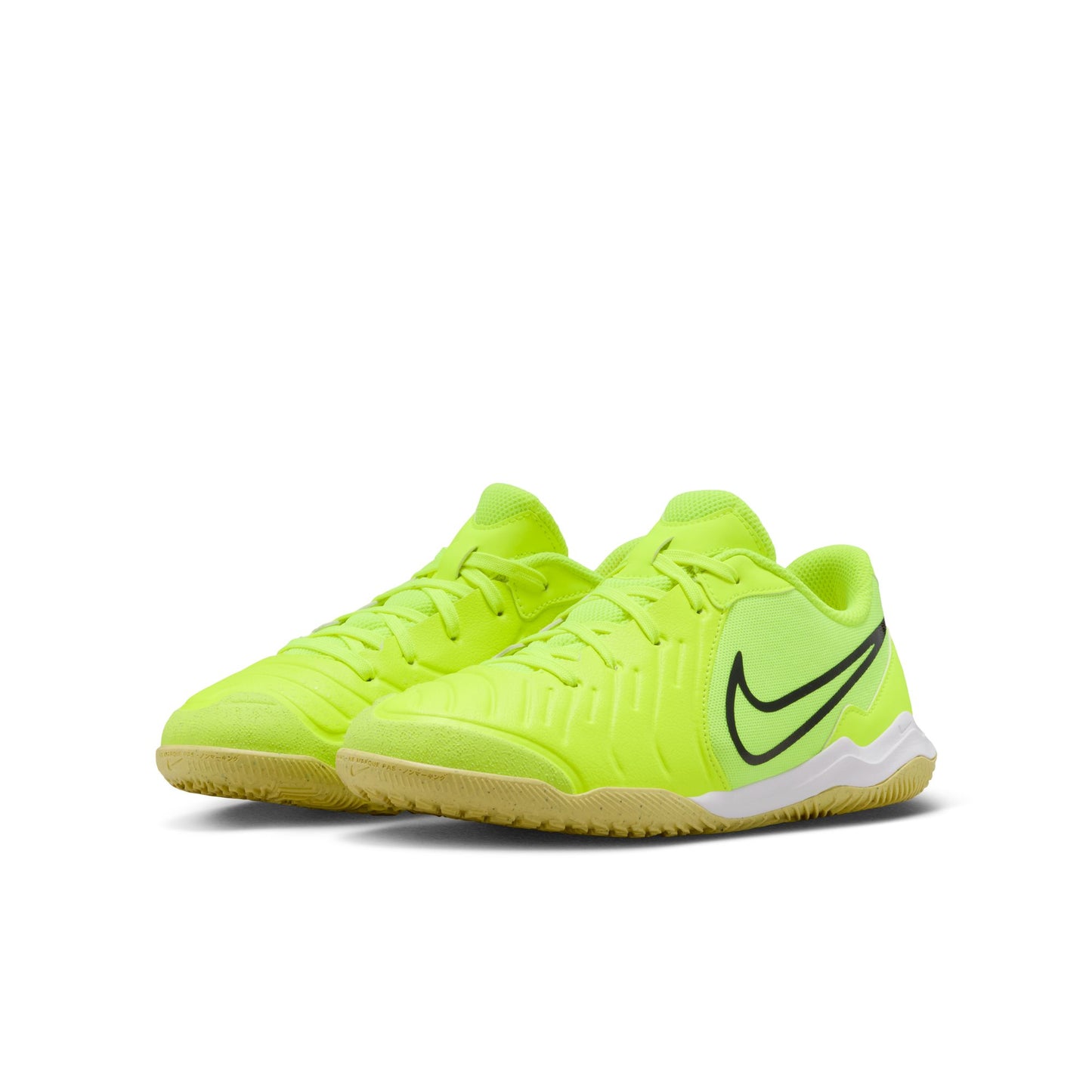 Nike Junior Tiempo Legend 10 IC Indoor Soccer Shoe - Volt/Black