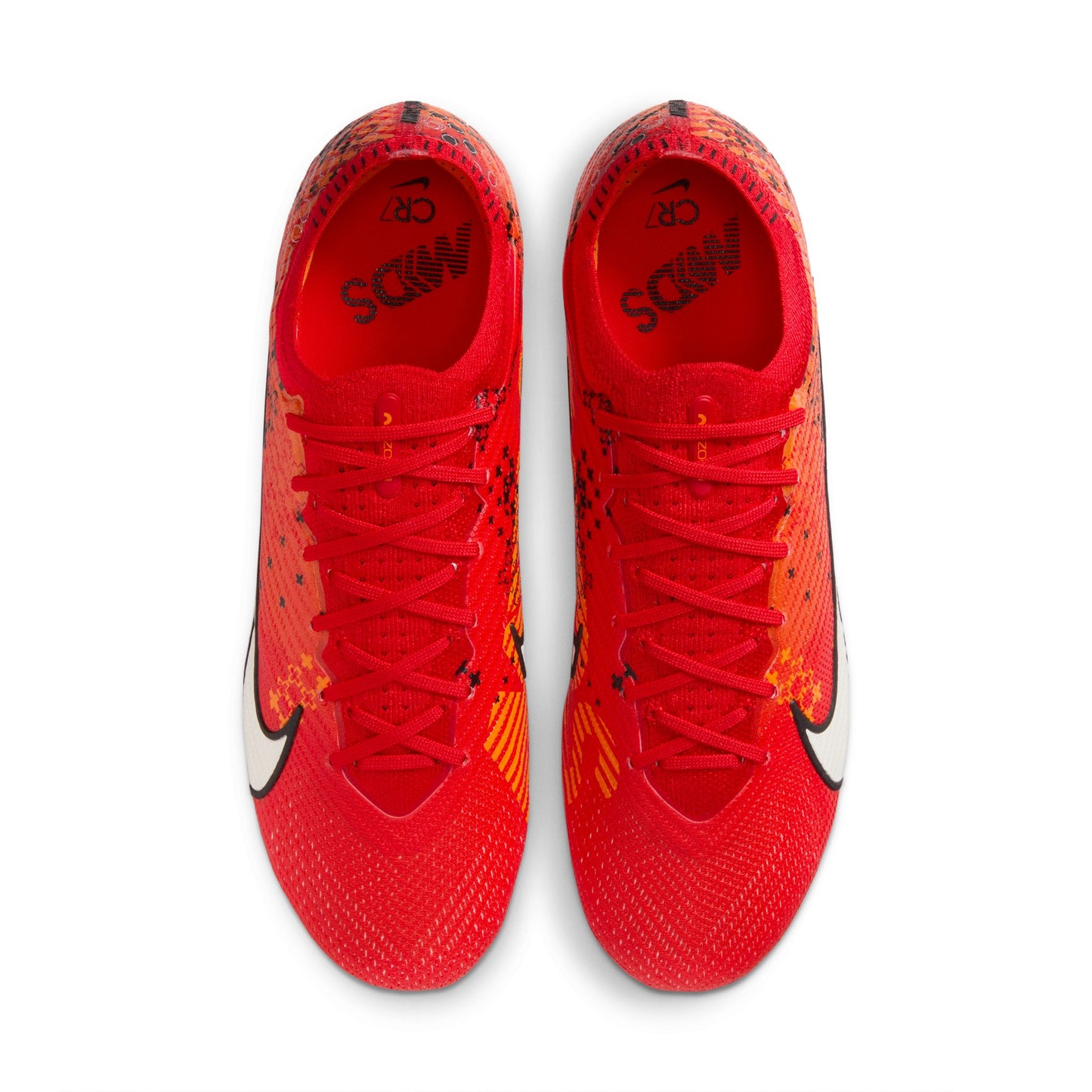 Nike Air Zoom Mercurial Vapor 15 Elite MDS FG Firm Ground Soccer Cleat - Light Crimson/Bright Mandarin/Black/Pale Ivory