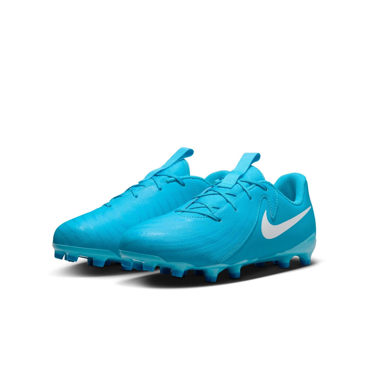 Nike Junior Phantom GX 2 Academy FG Firm Ground Soccer Cleat - Blue Fury/White