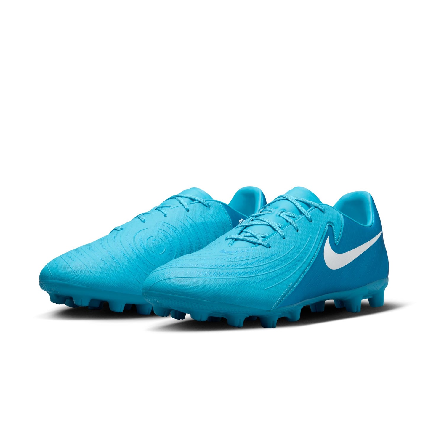 Nike Phantom GX 2 Academy FG Firm Ground Soccer Cleat - Blue Fury/White