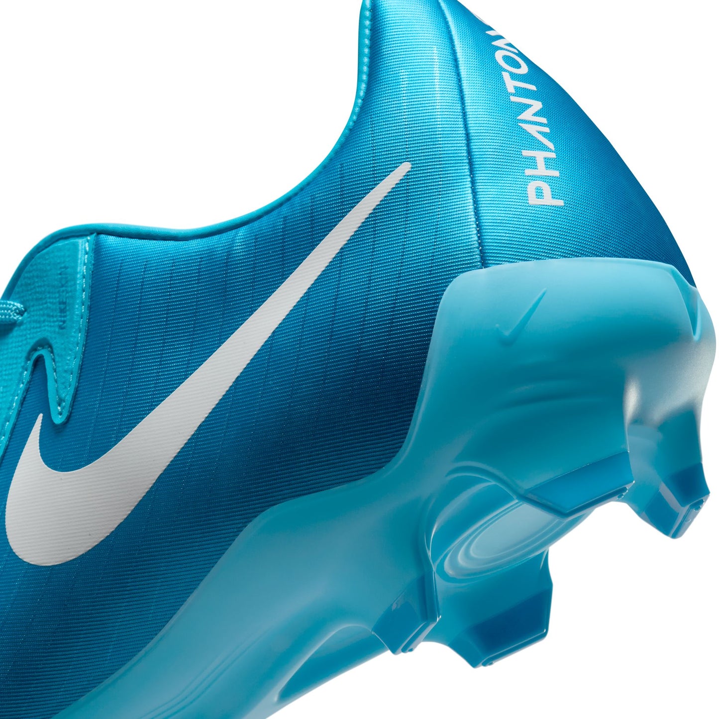 Nike Phantom GX 2 Academy FG Firm Ground Soccer Cleat - Blue Fury/White