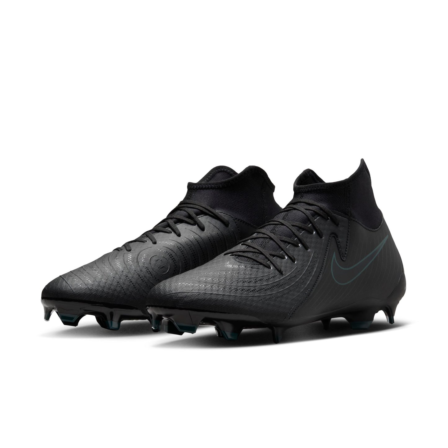 Nike Phantom Luna 2 Academy FG Firm Ground Soccer Cleat - Black/Black Deep-Jungle