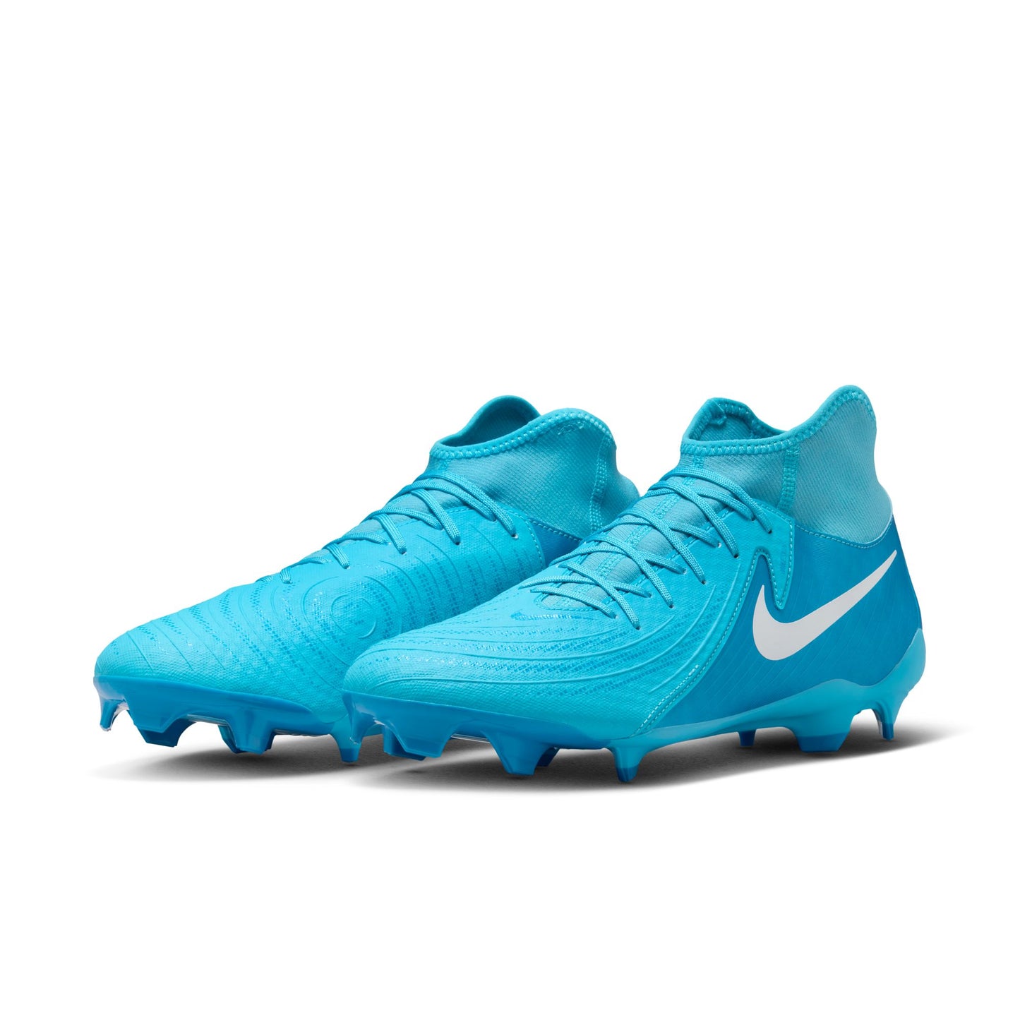 Nike Phantom Luna 2 Academy FG Firm Ground Soccer Cleat - Blue Fury/White