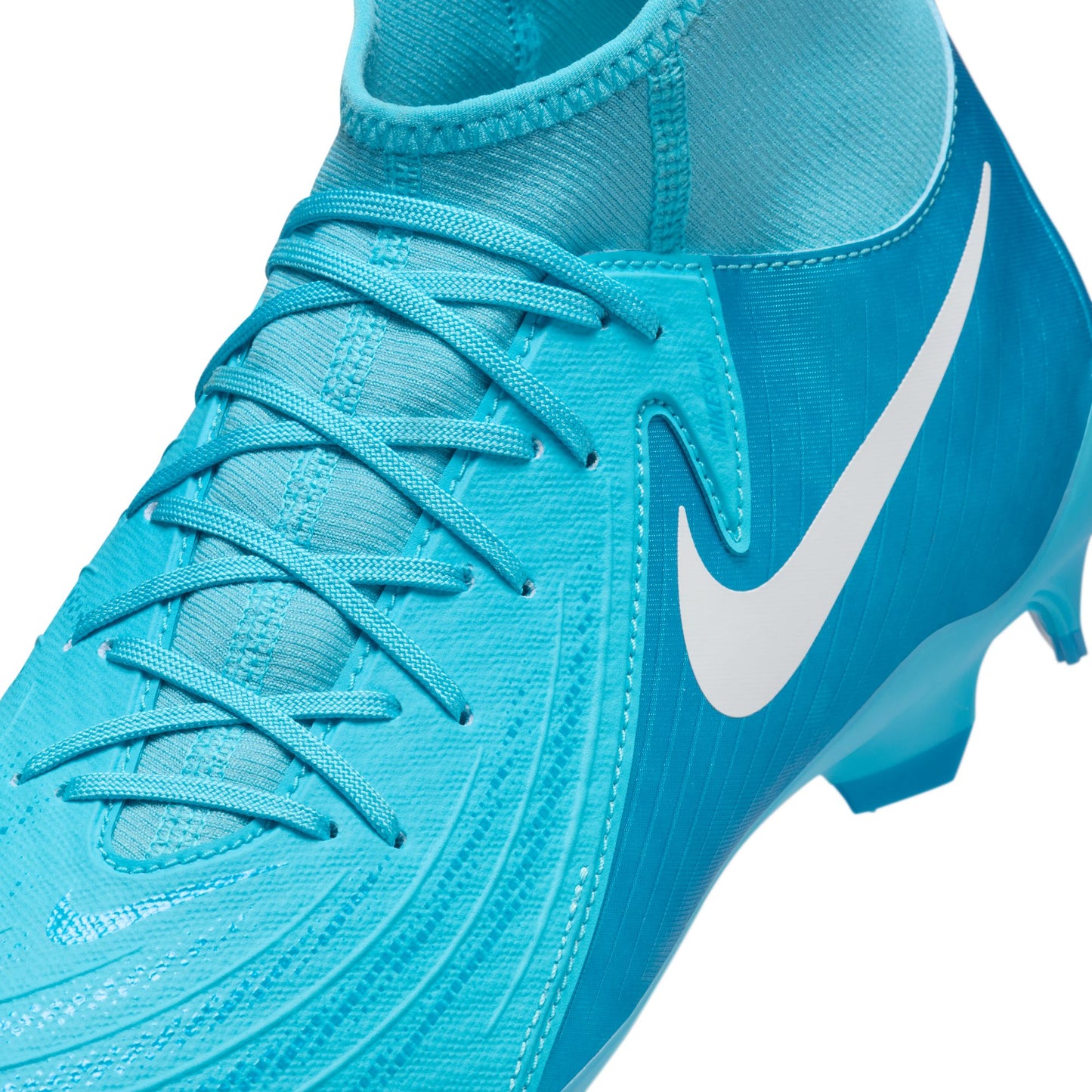 Nike Phantom Luna 2 Academy FG Firm Ground Soccer Cleat - Blue Fury/White