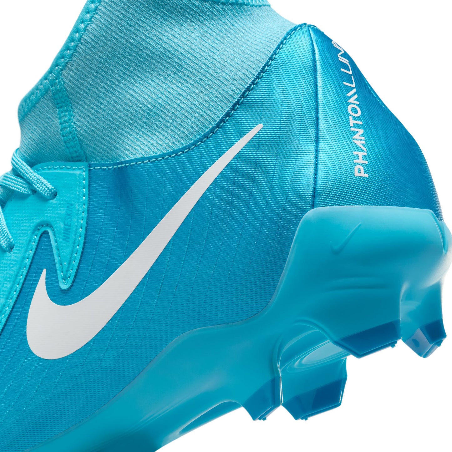 Nike Phantom Luna 2 Academy FG Firm Ground Soccer Cleat - Blue Fury/White