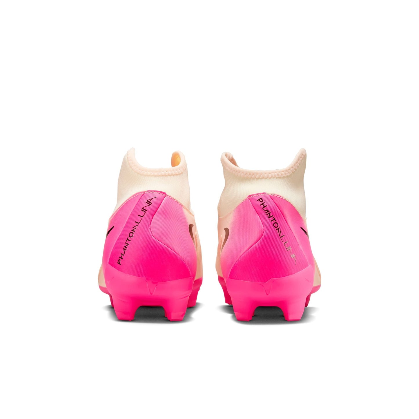 Nike Phantom Luna 2 Academy FG Firm Ground Soccer Cleat - Crimson Tint/Black/Pink Blast