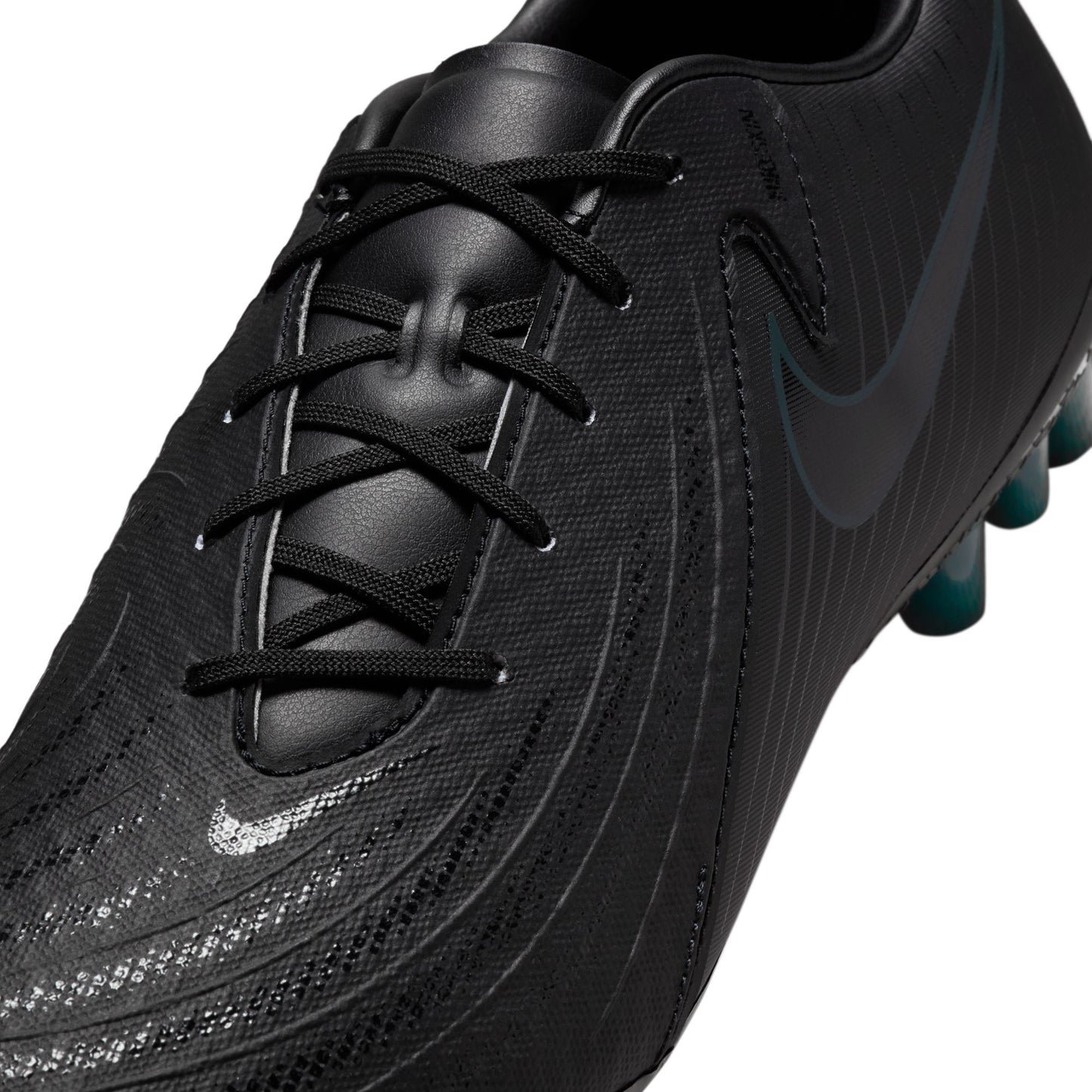 Nike Phantom GX 2 Academy AG Artificial Grass Soccer Cleat - Black/Deep-Jungle