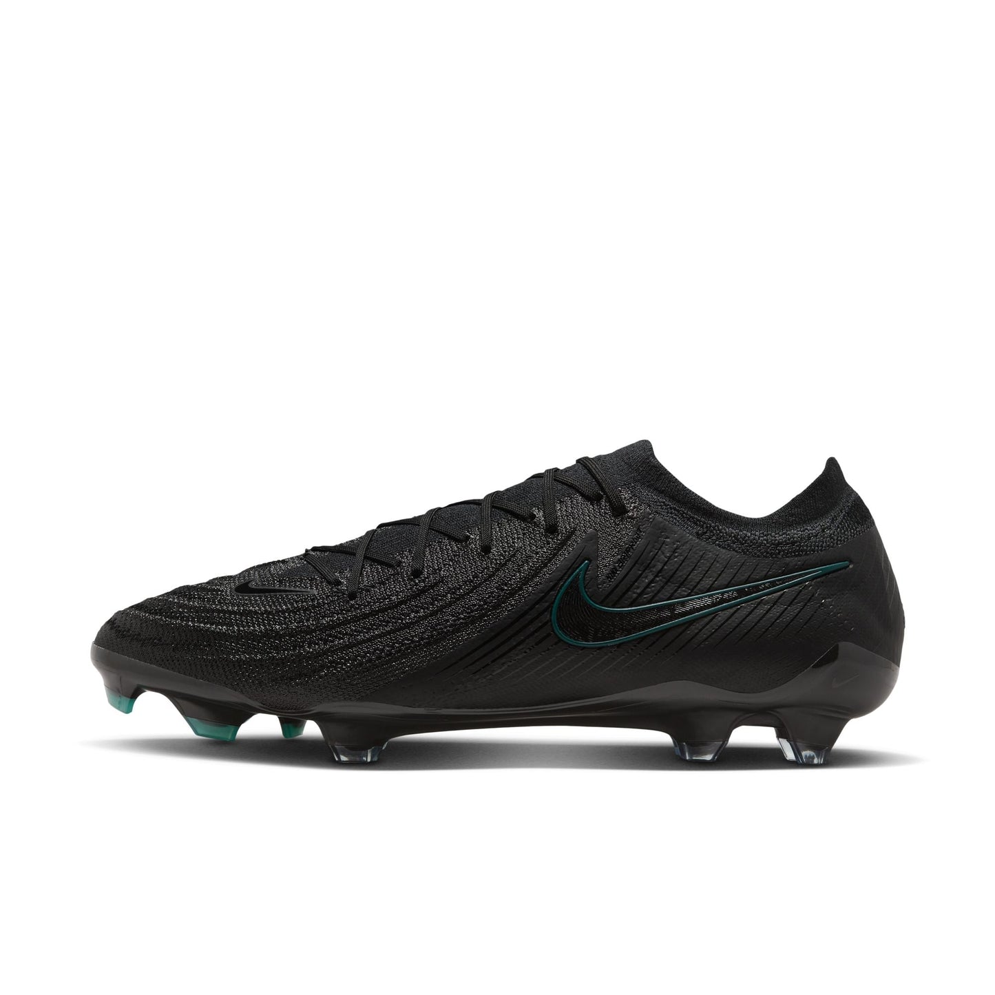 Nike Phantom GX 2 Elite FG Firm Ground Soccer Cleat - Black/Black-Deep Jungle