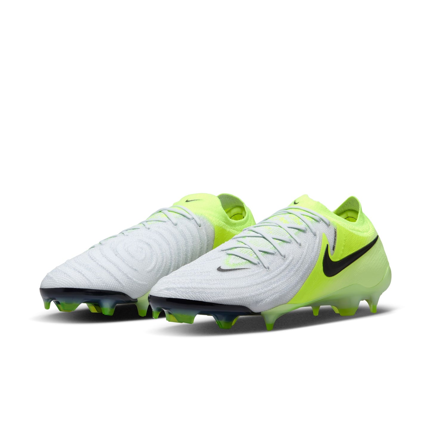 Nike Phantom GX 2 Elite FG Firm Ground Soccer Cleat - Metallic Silver/Black/Volt