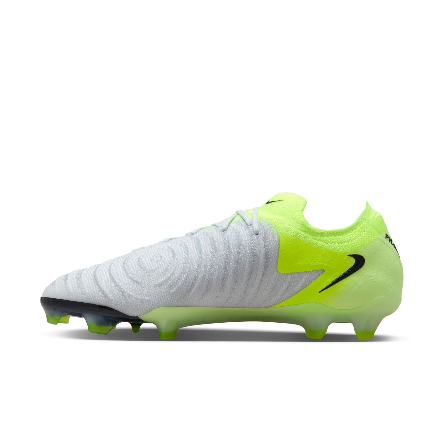 Nike Phantom GX 2 Elite FG Firm Ground Soccer Cleat - Metallic Silver/Black/Volt