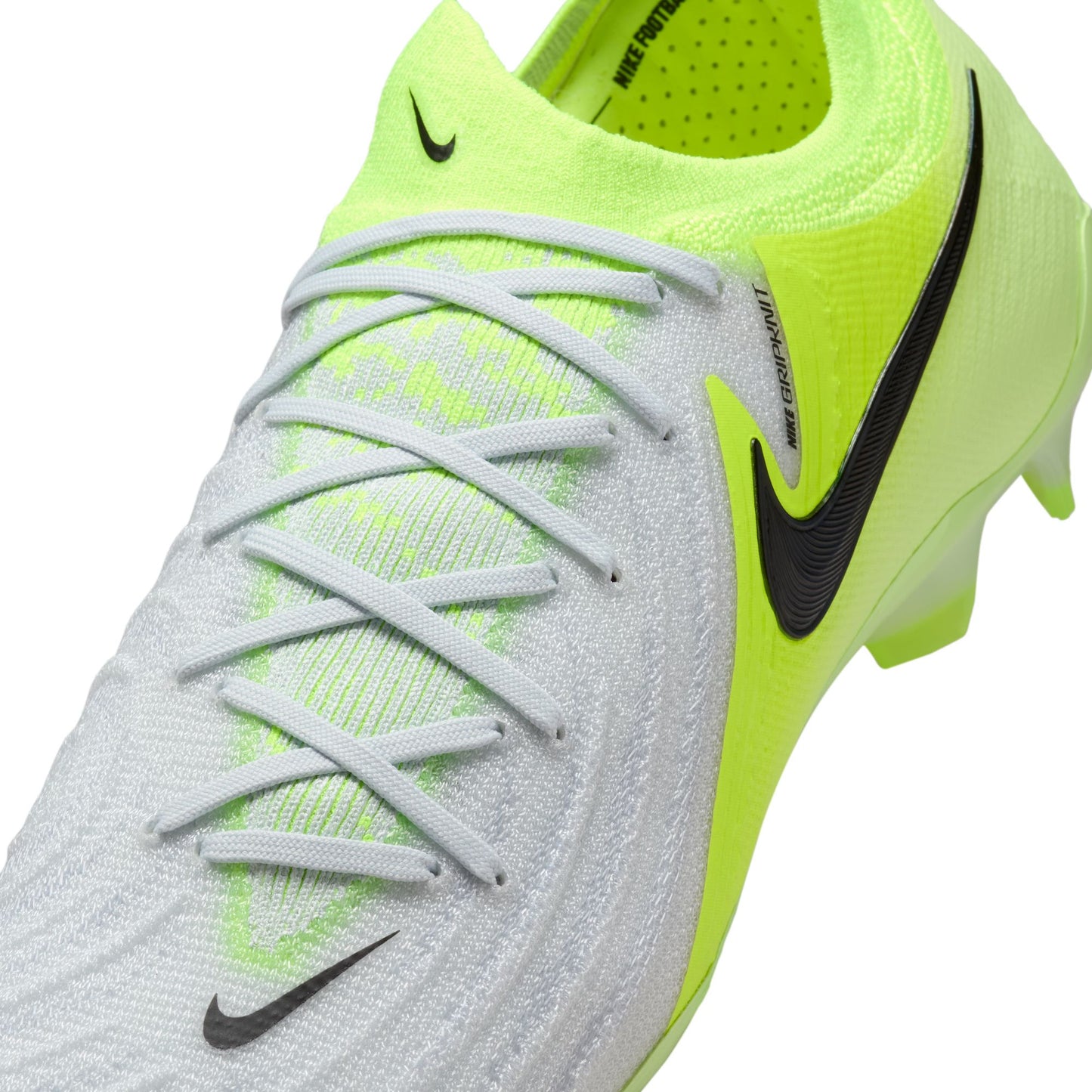 Nike Phantom GX 2 Elite FG Firm Ground Soccer Cleat - Metallic Silver/Black/Volt