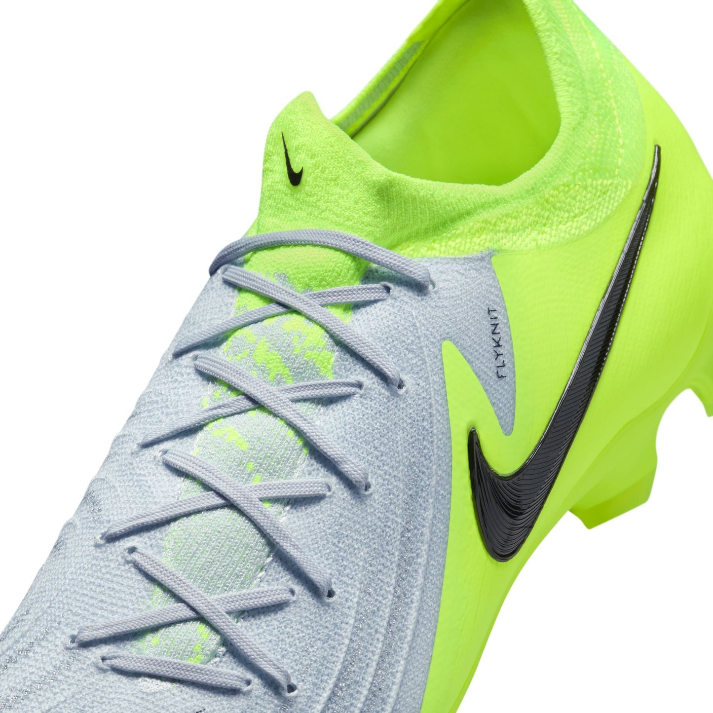 Nike Phantom GX 2 Pro FG Firm Ground Soccer Cleat - Metallic Silver/Black/Volt