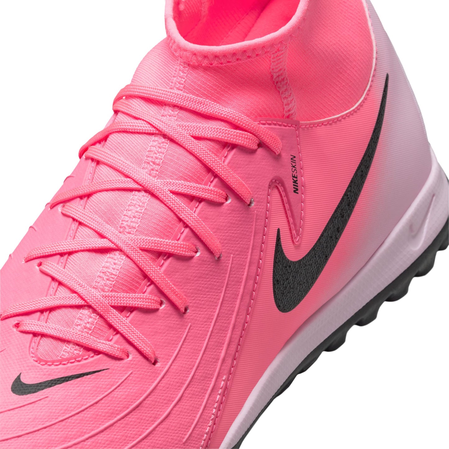 Nike Phantom Luna II Academy TF Turf Soccer Cleat - Pink Foam/Black