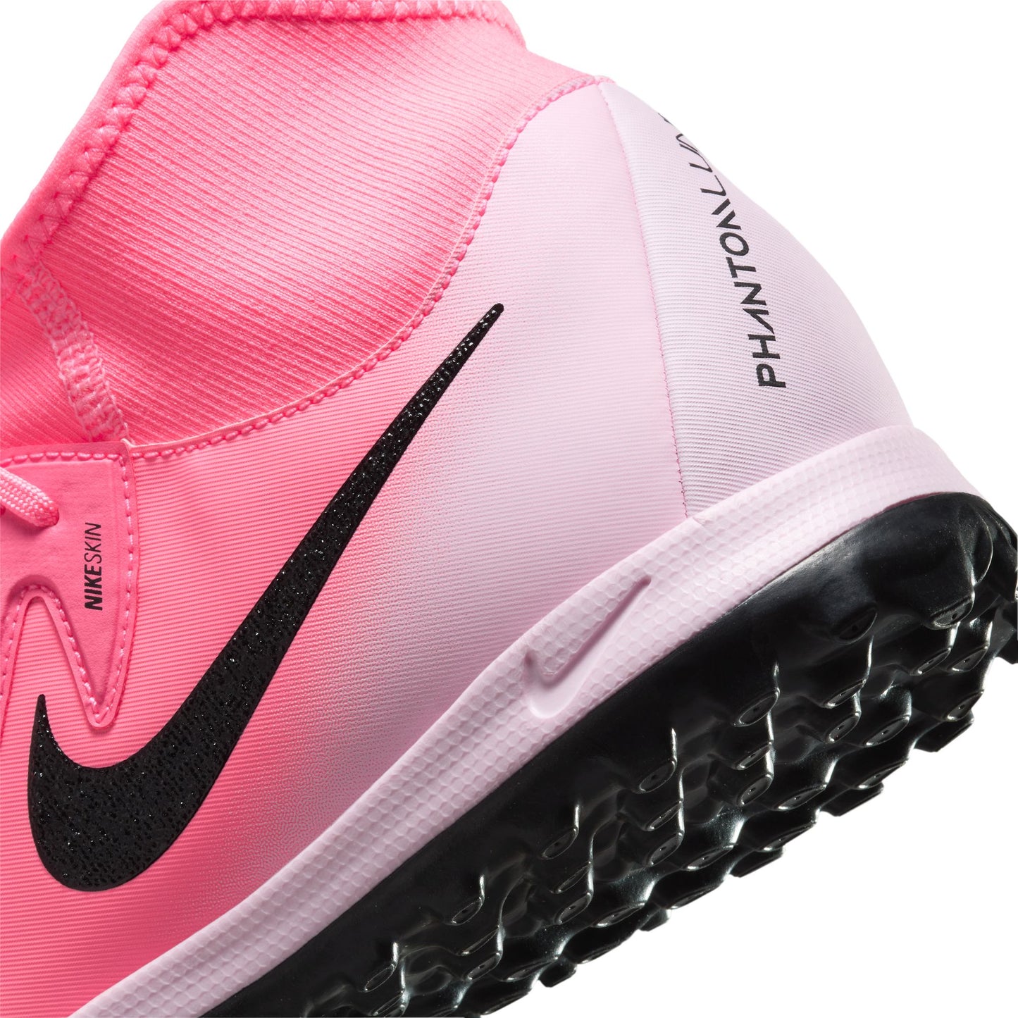 Nike Phantom Luna II Academy TF Turf Soccer Cleat - Pink Foam/Black