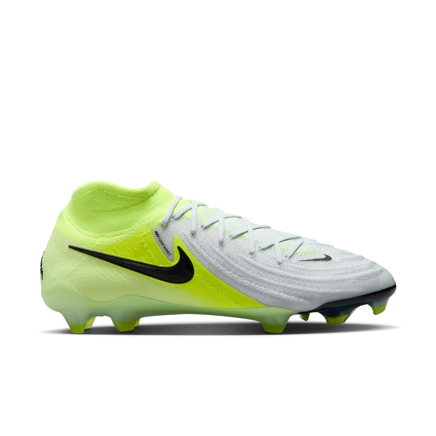 Nike Phantom Luna II Elite FG Firm Ground Soccer Cleat - Metallic Silver/Black/Volt