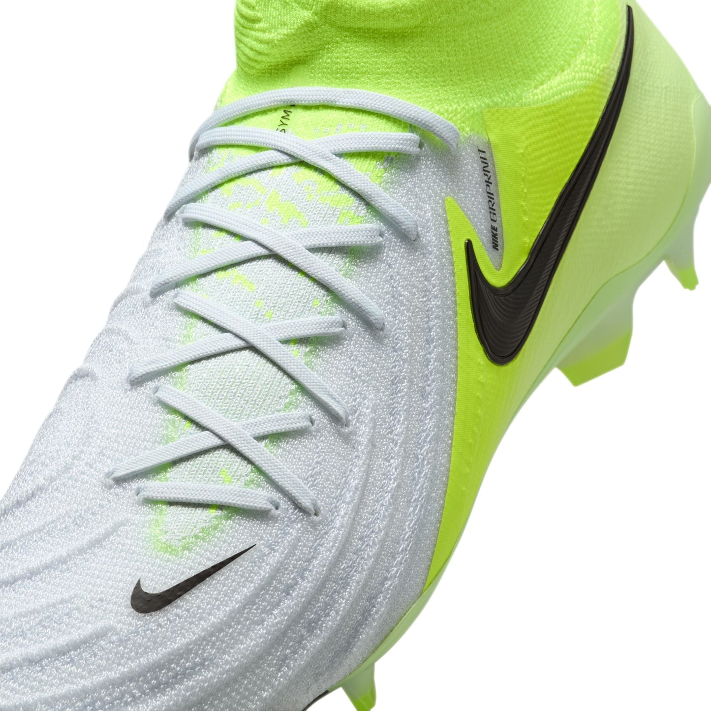 Nike Phantom Luna II Elite FG Firm Ground Soccer Cleat - Metallic Silver/Black/Volt