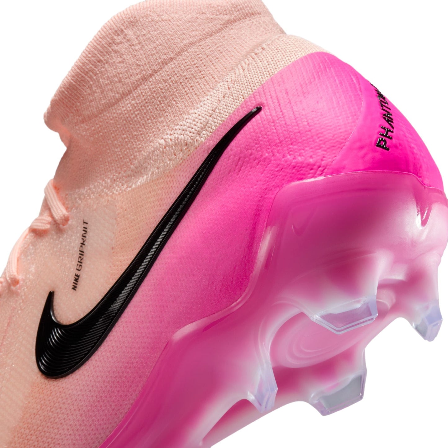 Nike Phantom Luna 2 Elite FG Firm Ground Soccer Cleat - Crimson Tint/Black/Pink Blast