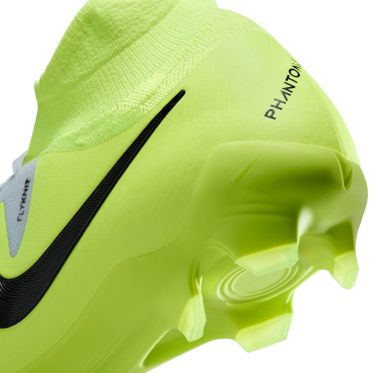 Nike Phantom Luna 2 Pro FG Firm Ground Soccer Cleat - Metallic Silver/Black/Volt