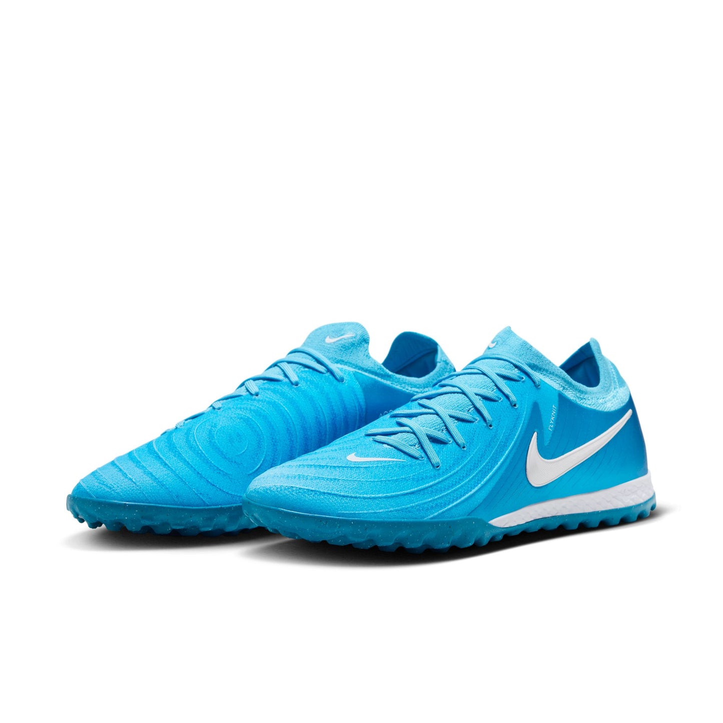 Nike Phantom GX 2 Pro TF Turf Soccer Cleat - Blue Fury/White