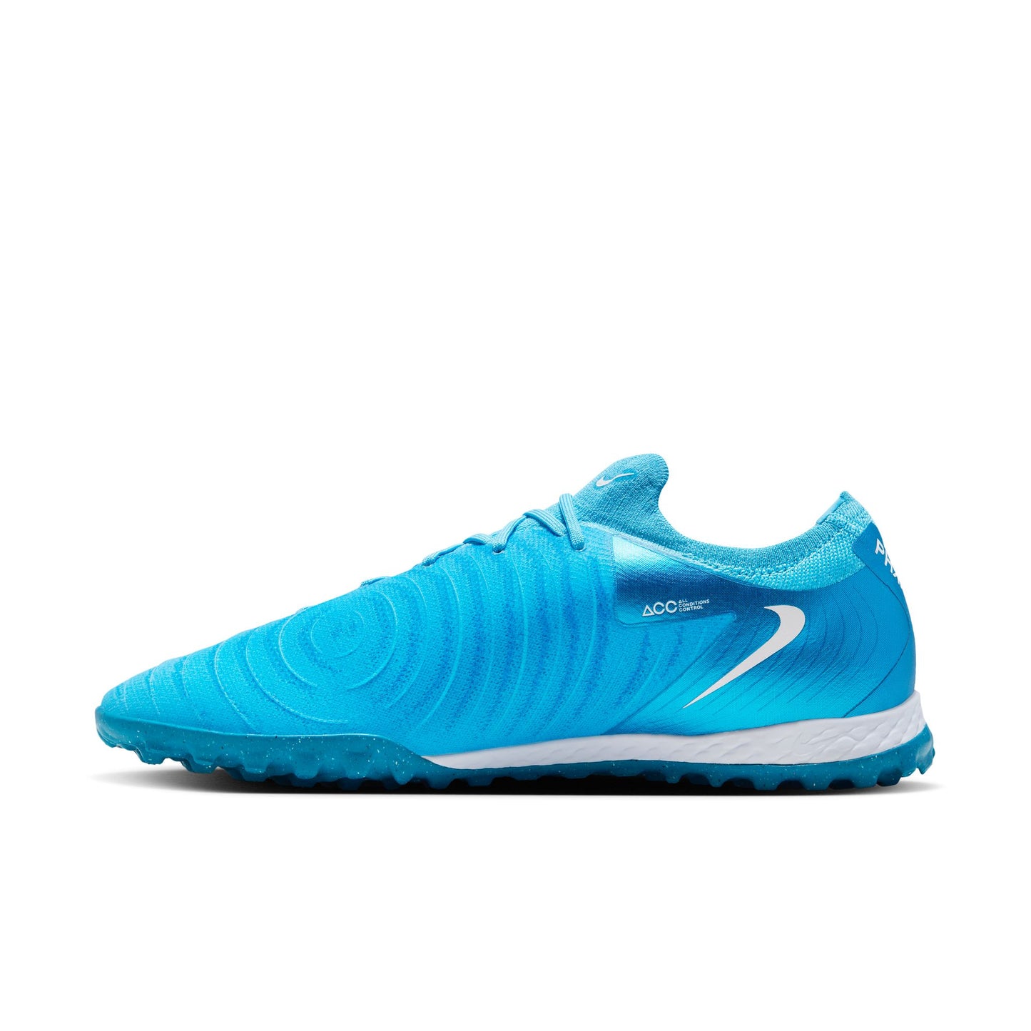 Nike Phantom GX 2 Pro TF Turf Soccer Cleat - Blue Fury/White