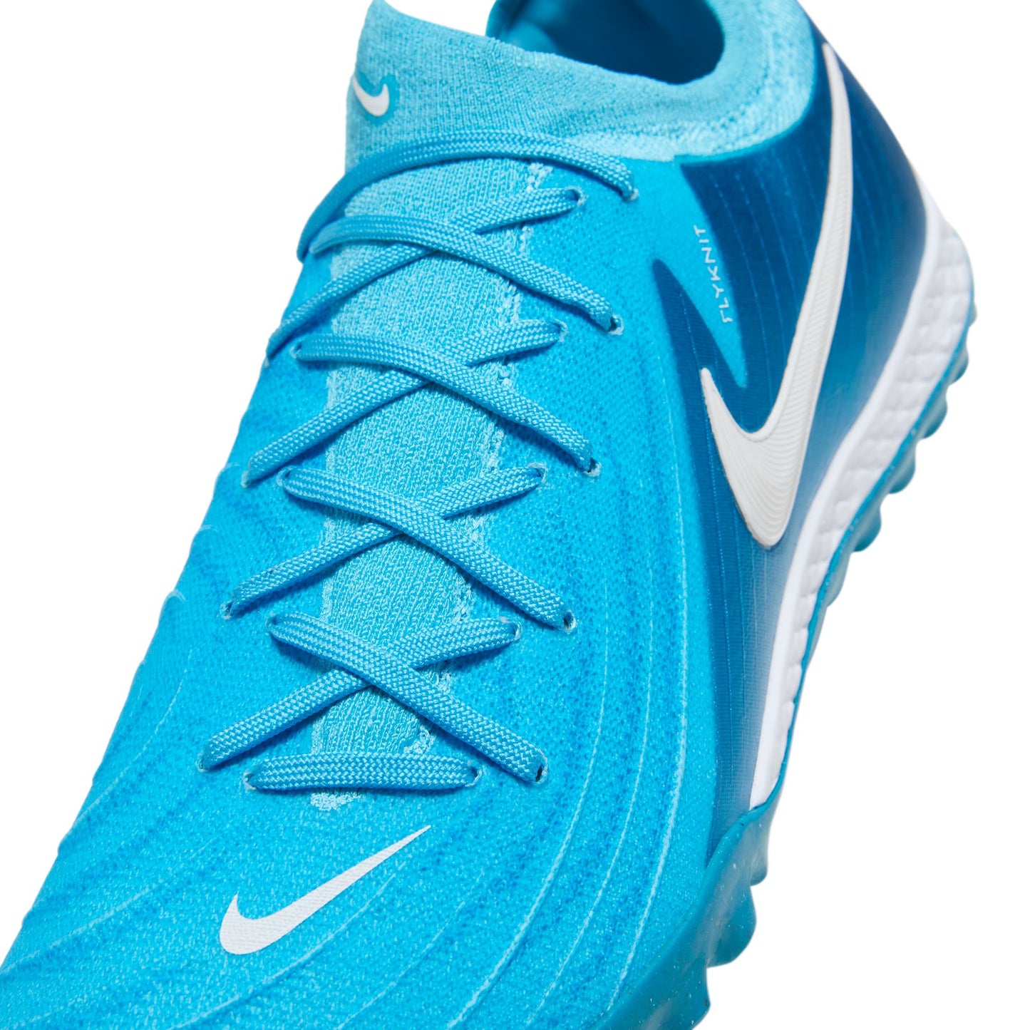 Nike Phantom GX 2 Pro TF Turf Soccer Cleat - Blue Fury/White