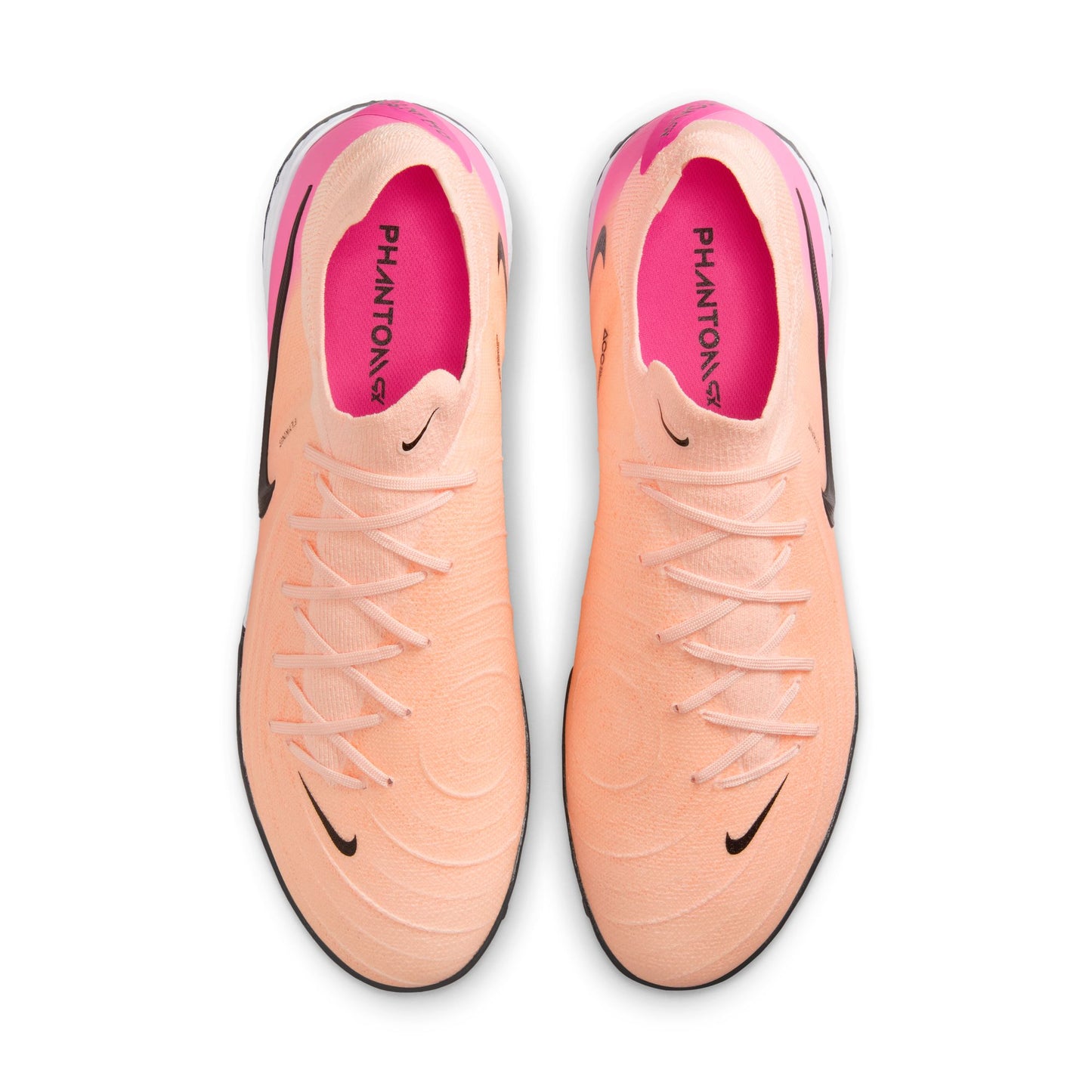 Nike Phantom GX 2 Pro TF Turf Soccer Cleat - Crimson Tint/Black/Pink-Blast