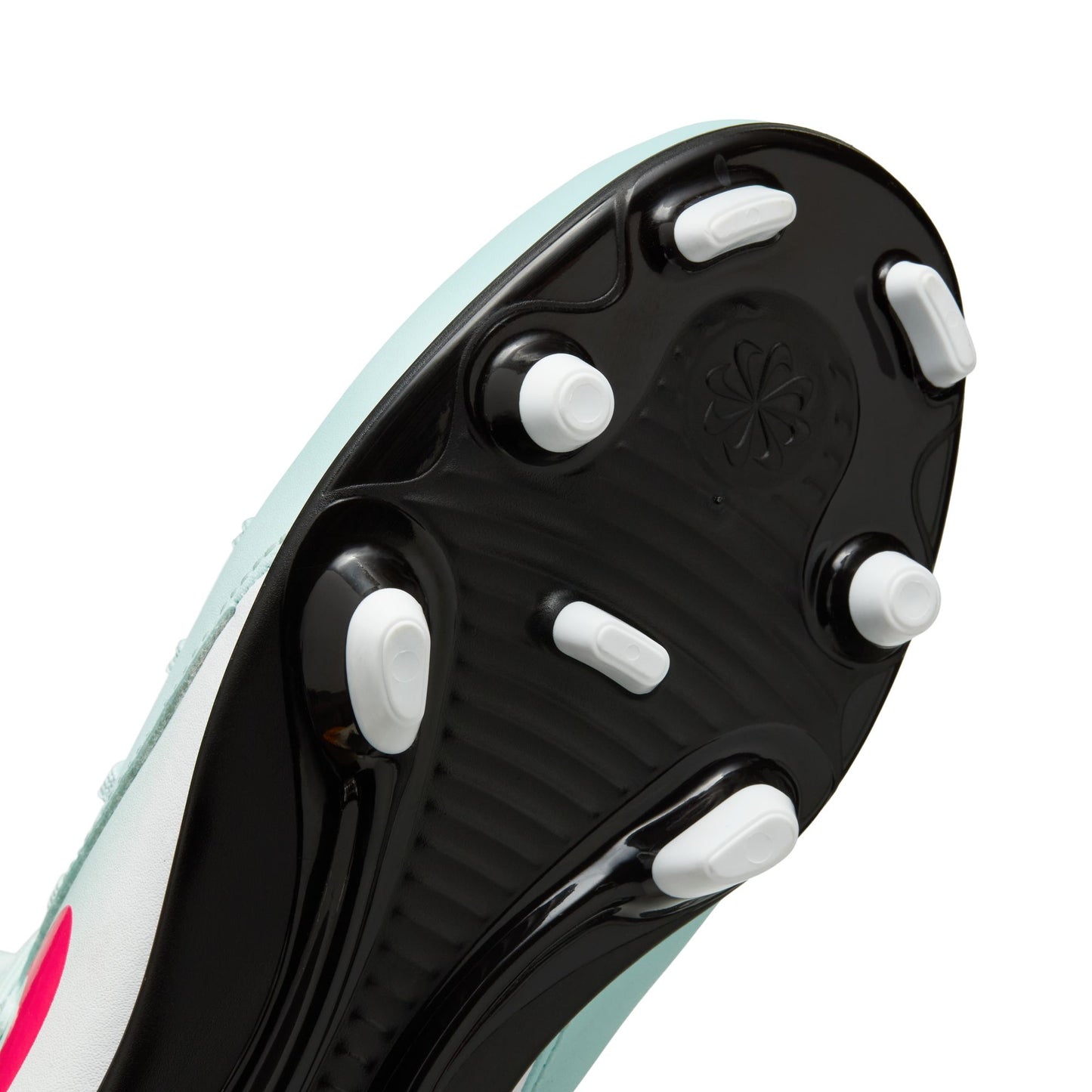Nike Junior Phantom Luna II Club FG/MG Firm Ground Soccer Cleat - Mint/Atomic Red-Off Noir