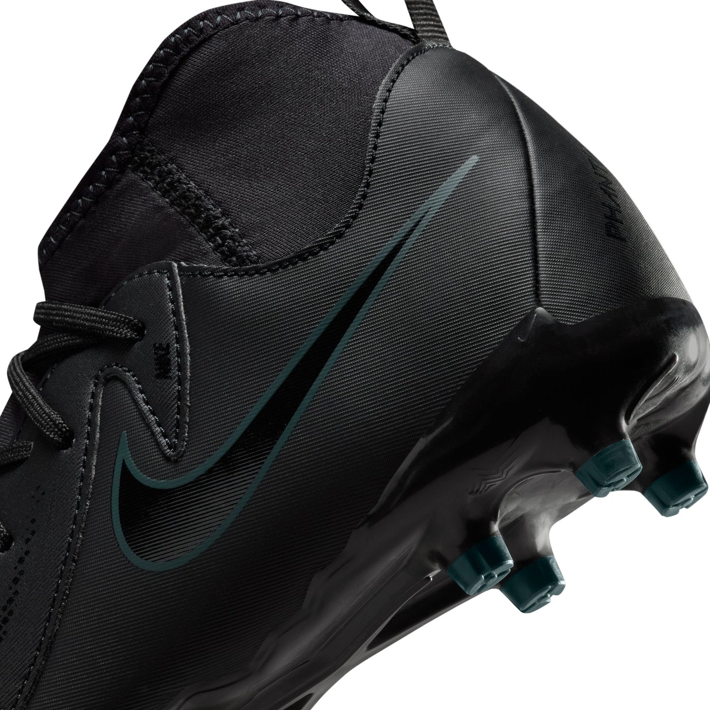 Nike Junior Phantom Luna 2 Academy FG Firm Ground Soccer Cleat - Black/Deep Jungle