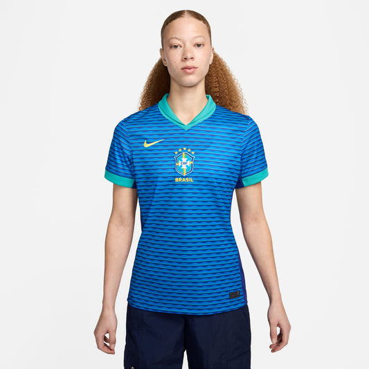 Women's Replica Nike Dri-FIT Soccer Brazil 2024 Away Jersey